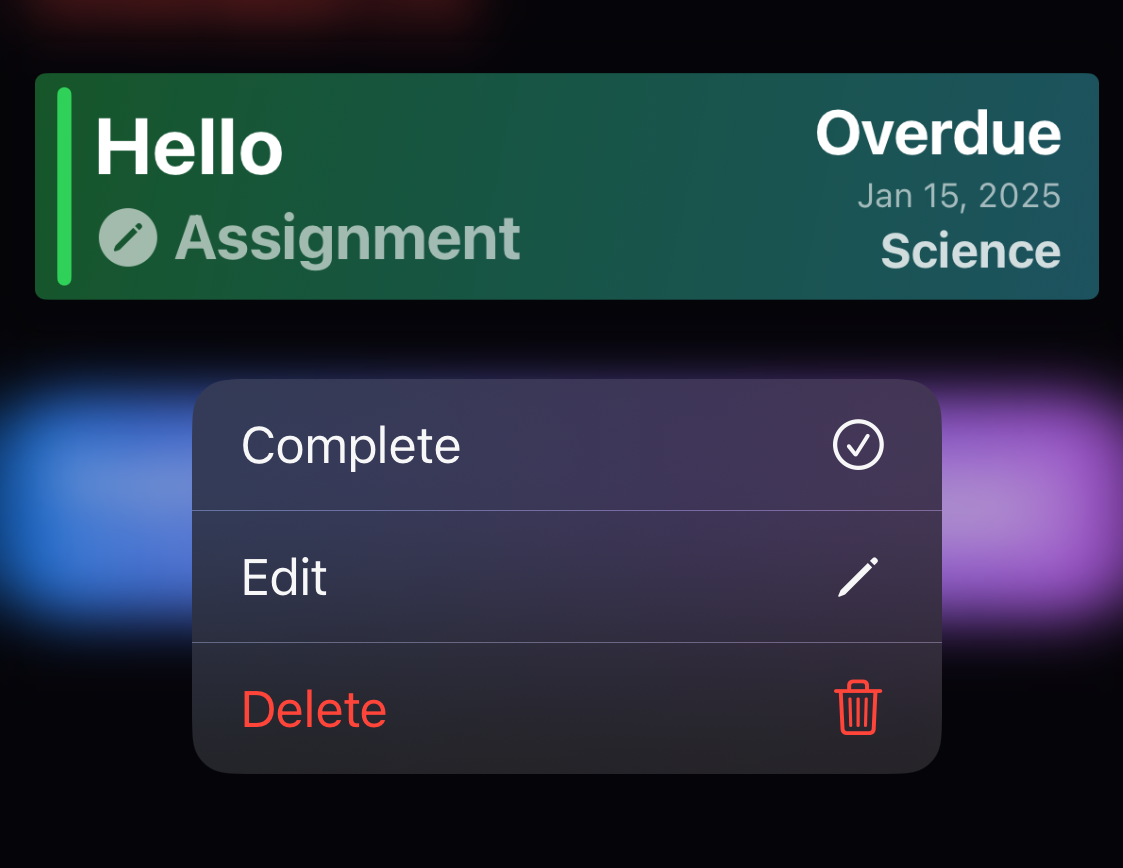 Assignment Tracker screenshot 3