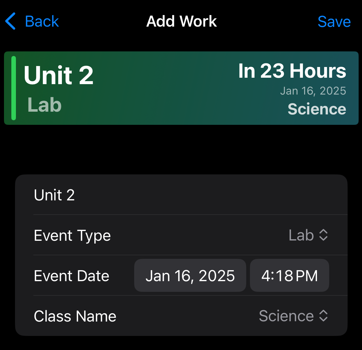 Assignment Tracker screenshot 5