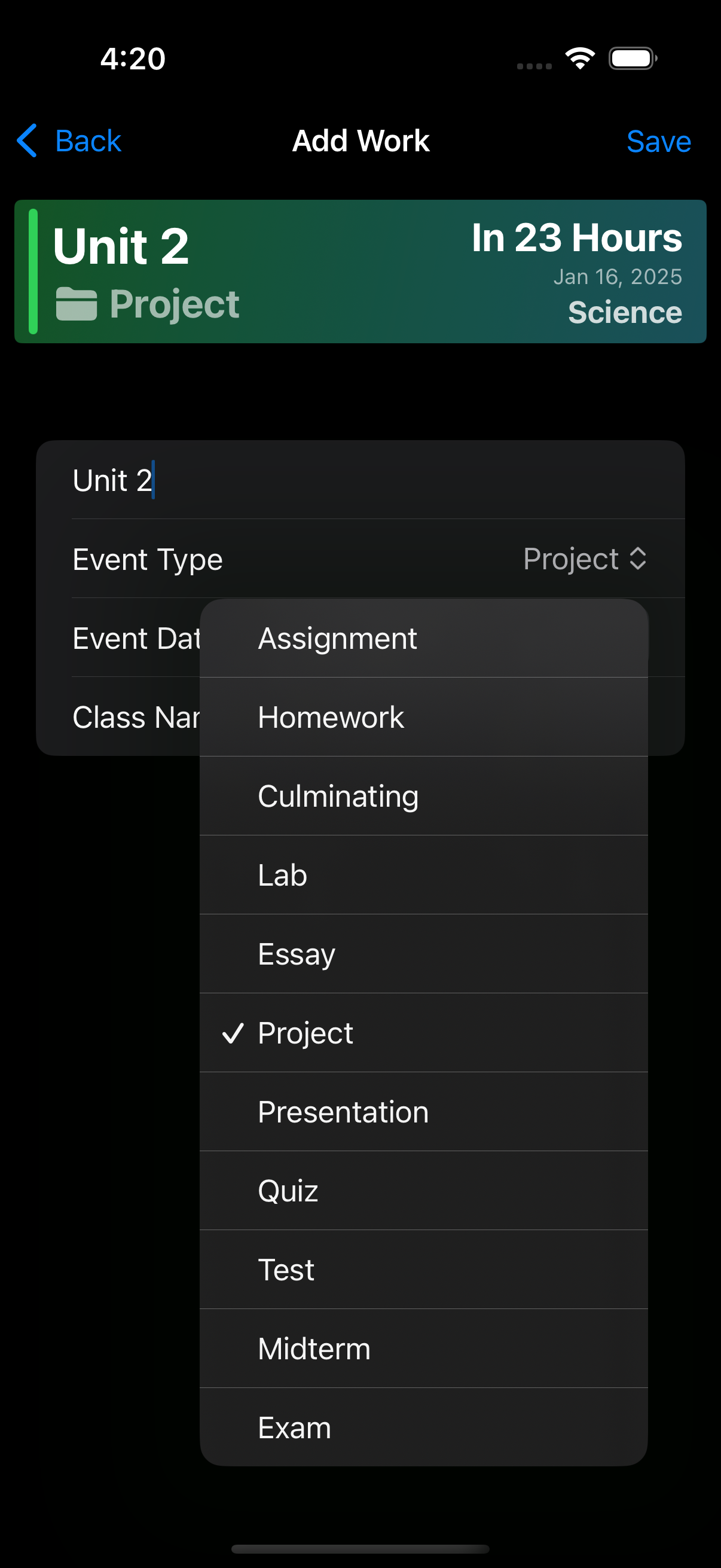 Assignment Tracker screenshot 6