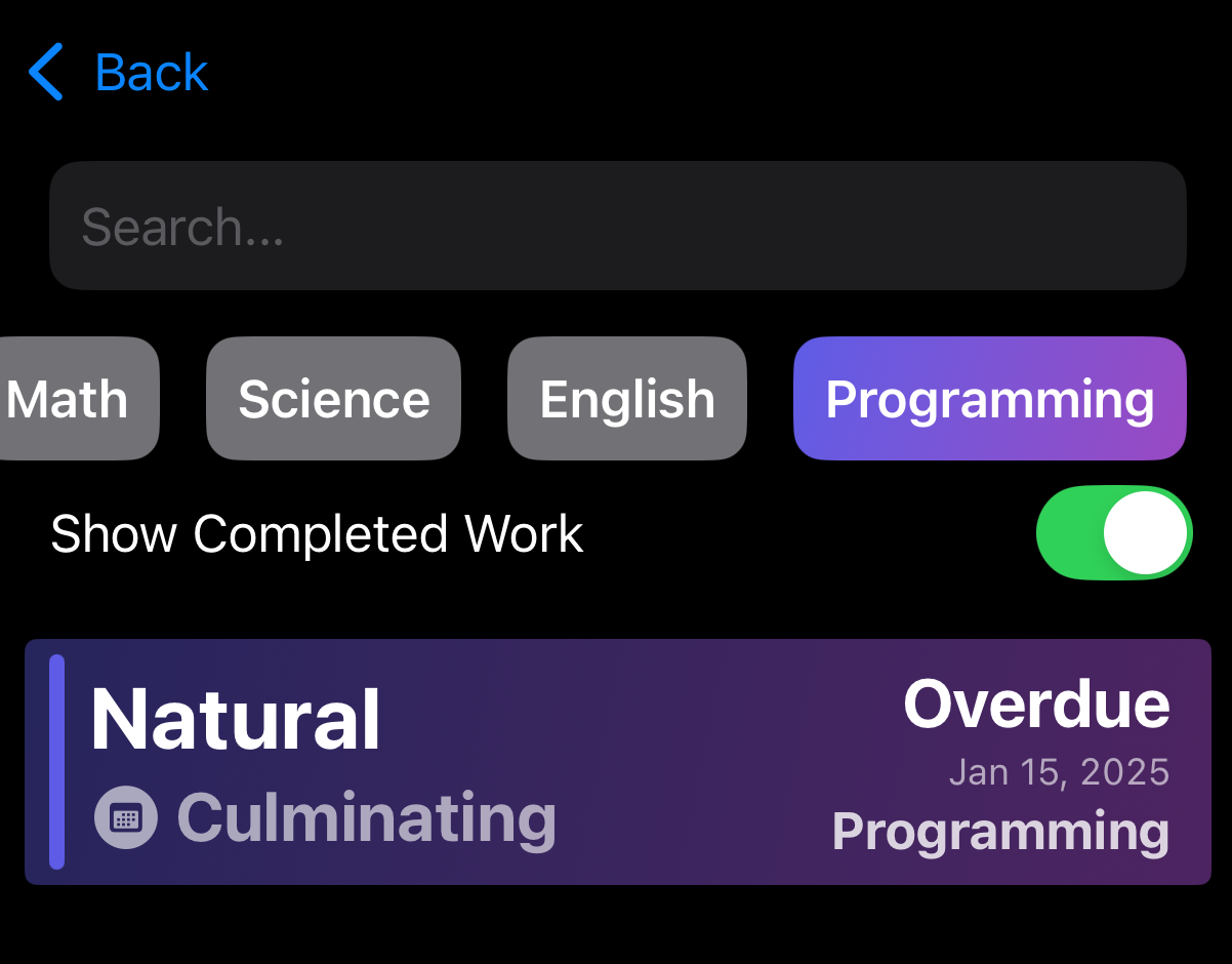Assignment Tracker screenshot 8