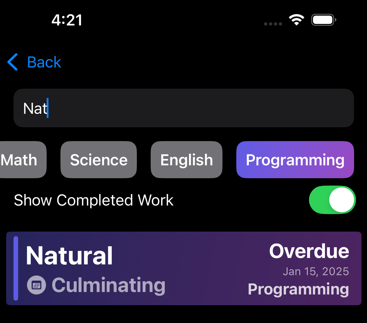 Assignment Tracker screenshot 9